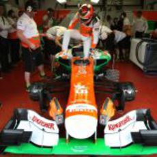 Jules Bianchi se sube al Force India en Mugello