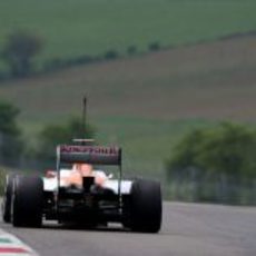 El Force India con nuevas piezas en Mugello