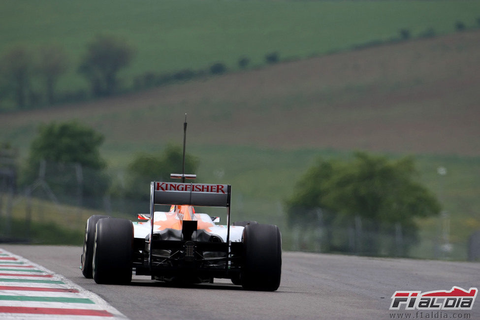 El Force India con nuevas piezas en Mugello