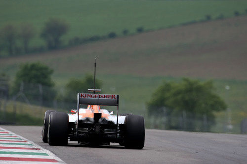 El Force India con nuevas piezas en Mugello