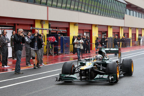 Rodolfo González en Mugello al volante del CT01