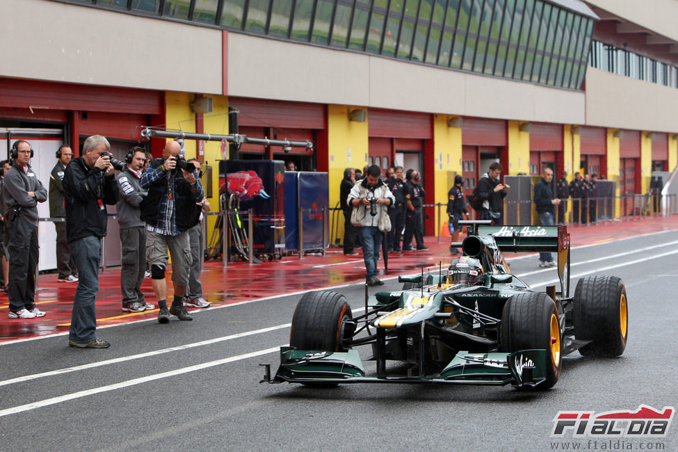 Rodolfo González en Mugello al volante del CT01