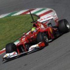Felipe Massa pilota en la segunda jornada de test en Mugello
