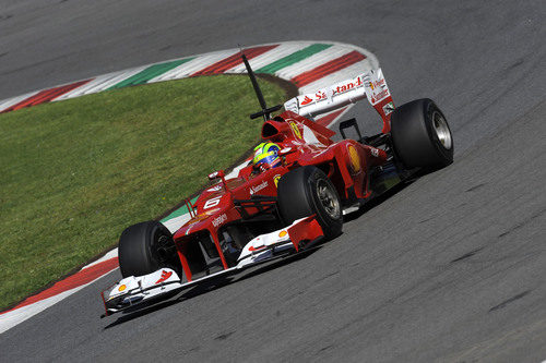 Felipe Massa pilota en la segunda jornada de test en Mugello