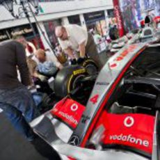 McLaren expuso un monoplaza en Budapest