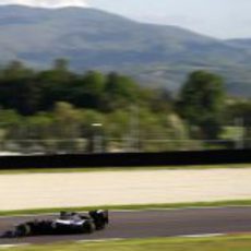 Bruno Senna rueda en Mugello