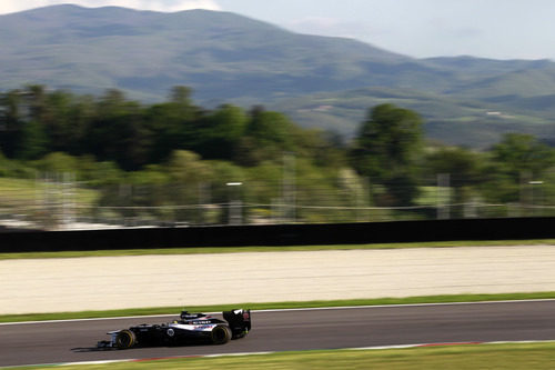 Bruno Senna rueda en Mugello