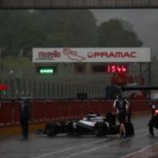 La lluvia recibe a Williams en Mugello