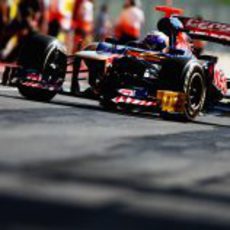 Daniel Ricciardo en acción en Mugello