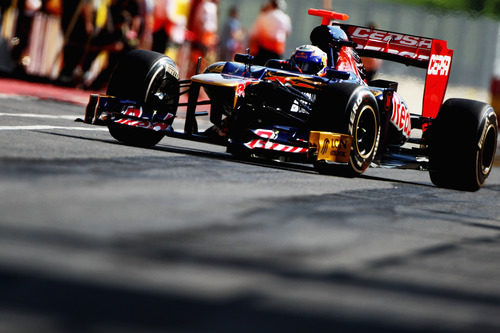 Daniel Ricciardo en acción en Mugello