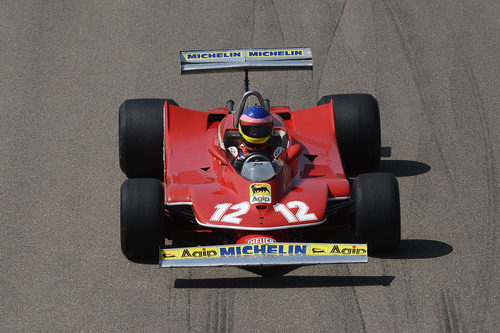 Plano superior del Ferrari 312 T4 en Fiorano