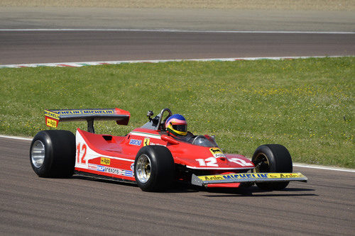 Kilómetros en la pista de Fiorano para el 312 T4 de Gilles Villeneuve