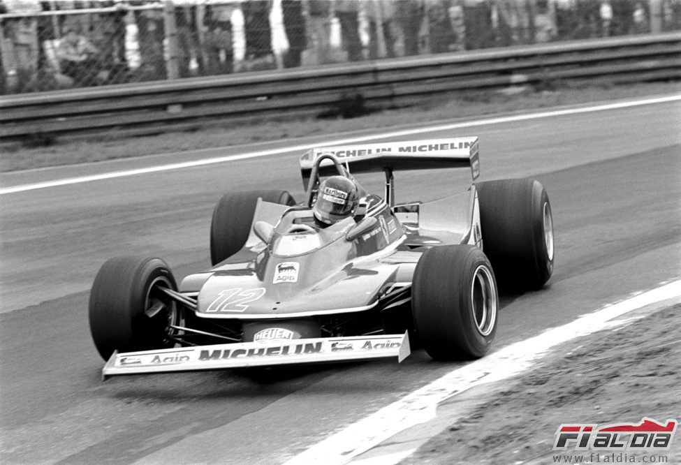 Gilles Villeneuve en el GP de Bélgica de 1979