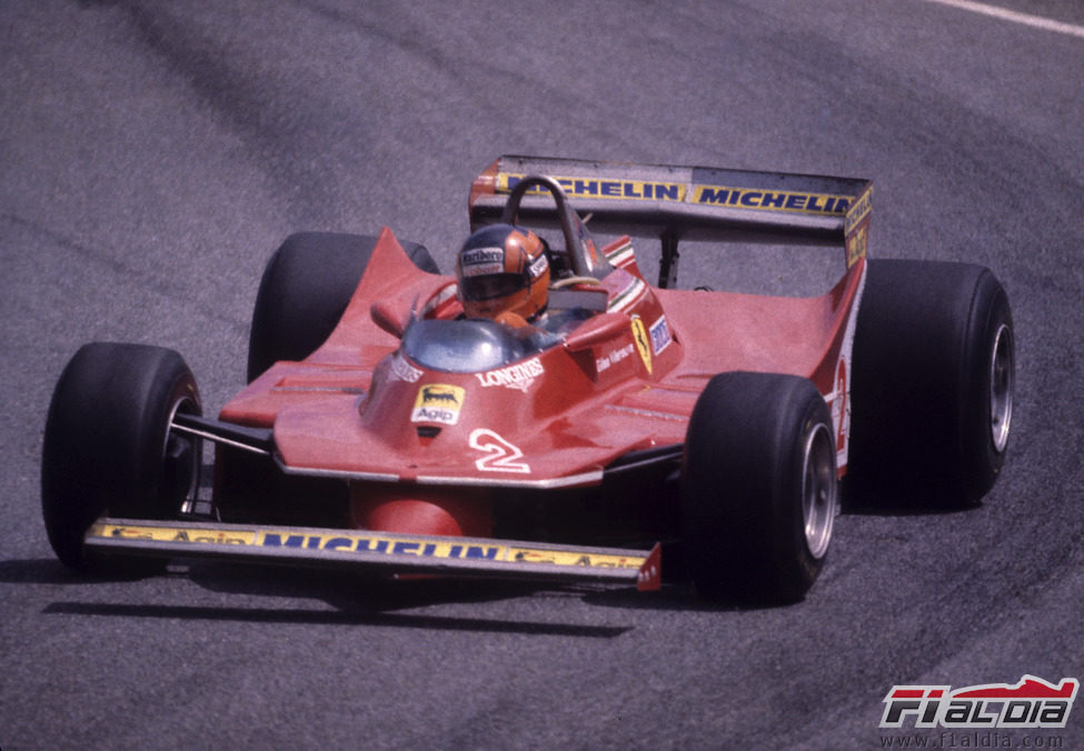 Gilles Villeneuve en el GP de Brasil de 1980