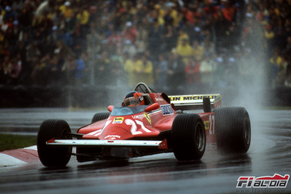 Gilles Villeneuve en el GP de Canadá de 1981