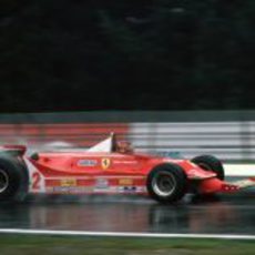 Gilles Villeneuve en el GP de Bélgica de 1980