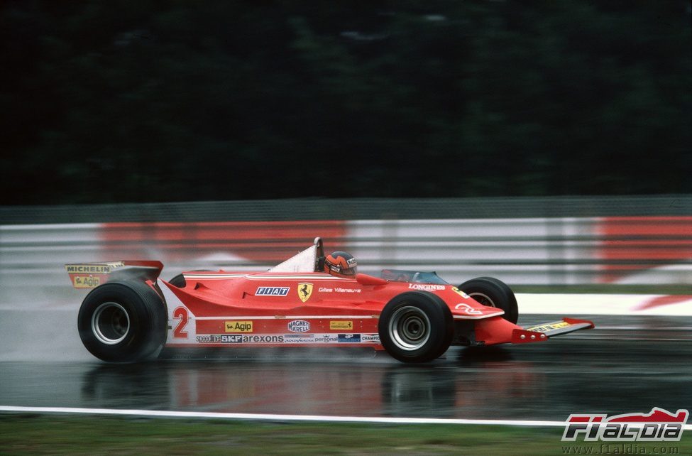 Gilles Villeneuve en el GP de Bélgica de 1980