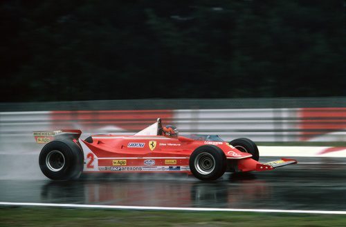 Gilles Villeneuve en el GP de Bélgica de 1980