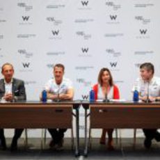 Michael Schumacher en la presentación del acuerdo entre Starwood Hotels&Resorts y Mercedes