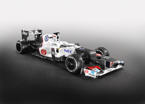 Nueva decoración del Sauber C31 a partir del GP de España 2012