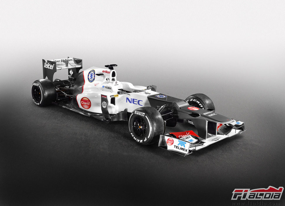 Nueva decoración del Sauber C31 a partir del GP de España 2012