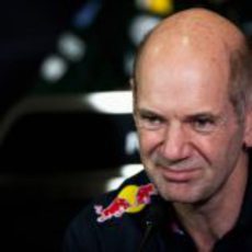 Adrian Newey en la rueda de prensa del viernes