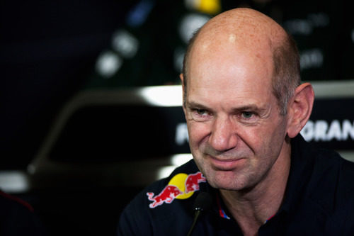 Adrian Newey en la rueda de prensa del viernes