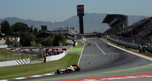 Dani Clos rueda en los Libres 1 de Montmeló