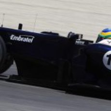 Bruno Senna pilota su FW34 en los segundos libres del GP de España 2012º