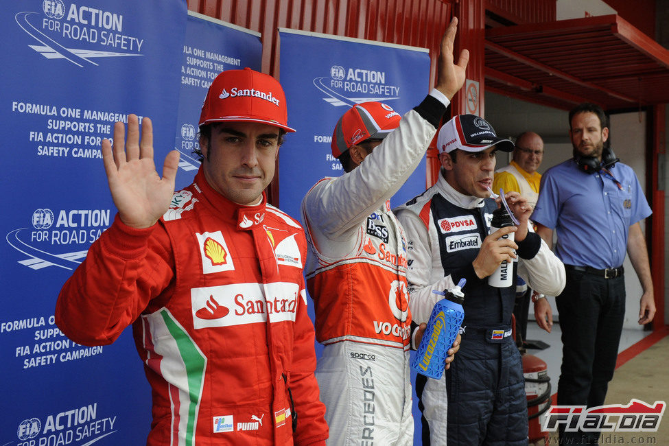 Fernando Alonso fue tercero en la clasificación del sábado