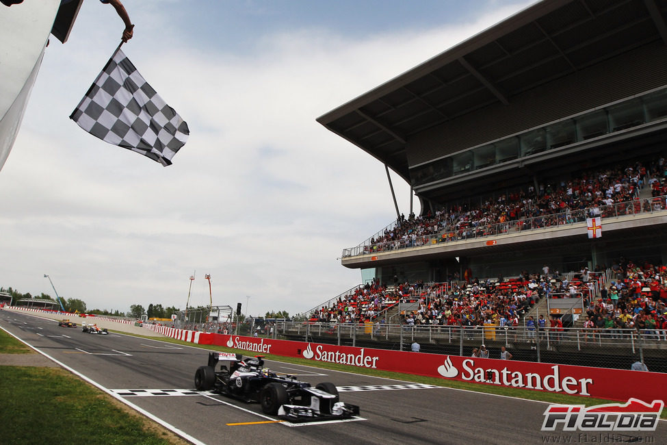 Pastor Maldonado gana el GP de España 2012