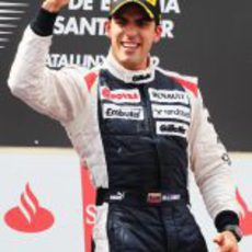 Victoria de Pastor Maldonado en el GP de España 2012