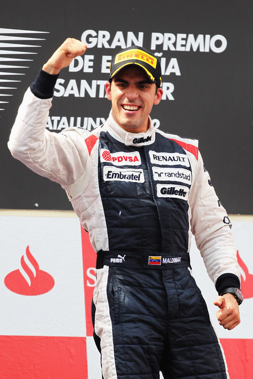 Victoria de Pastor Maldonado en el GP de España 2012