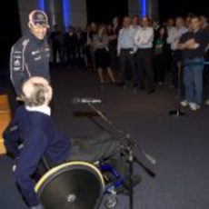 Complicidad entre Pastor Maldonado y Frank Williams