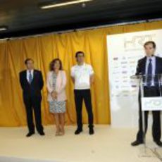 Luis Pérez-Sala en la inauguración de la Caja Mágica