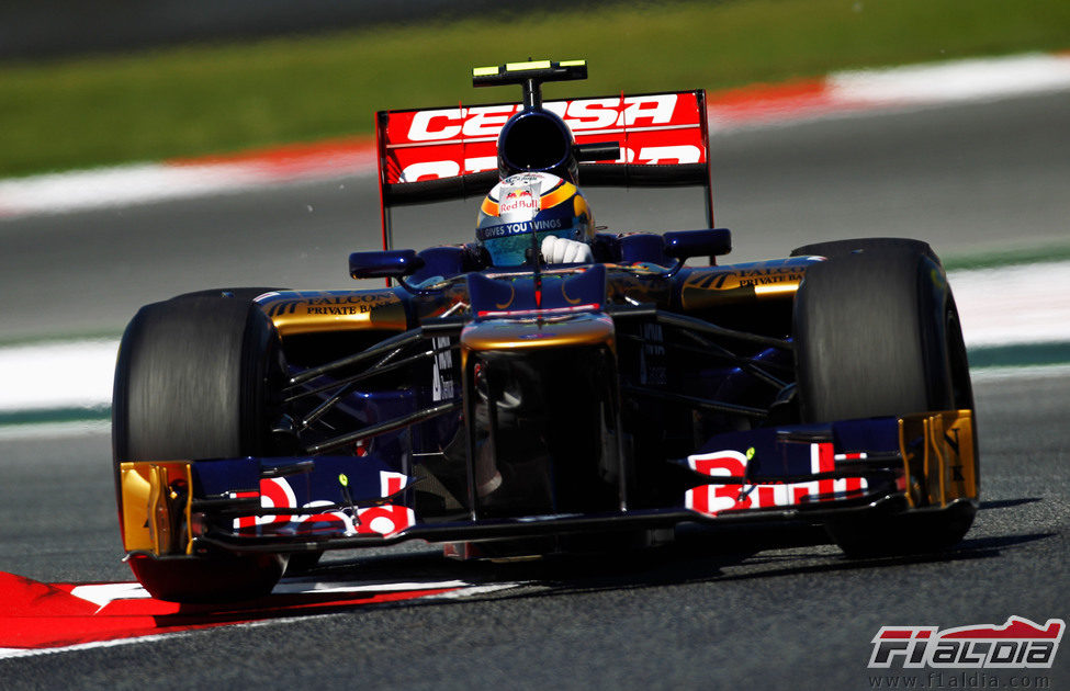 Jean-Eric Vergne rueda en Montmeló