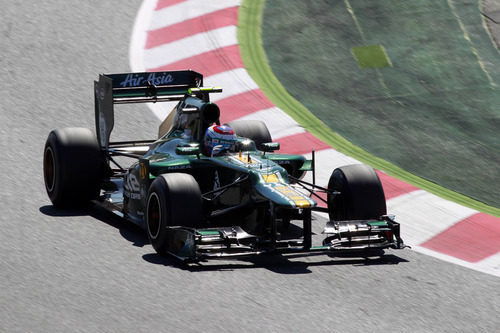 Alexander Rossi rueda con el CT01 en Montmeló