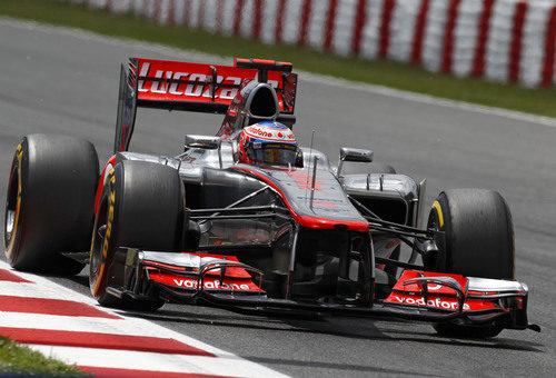 Jenson Button avanza en la Q2 del Gran Premio de España