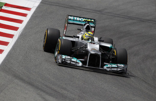 Nico Rosberg durante el sábado en Montmeló