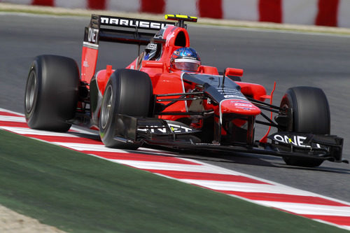 Charles Pic rueda en la clasificación del GP de España