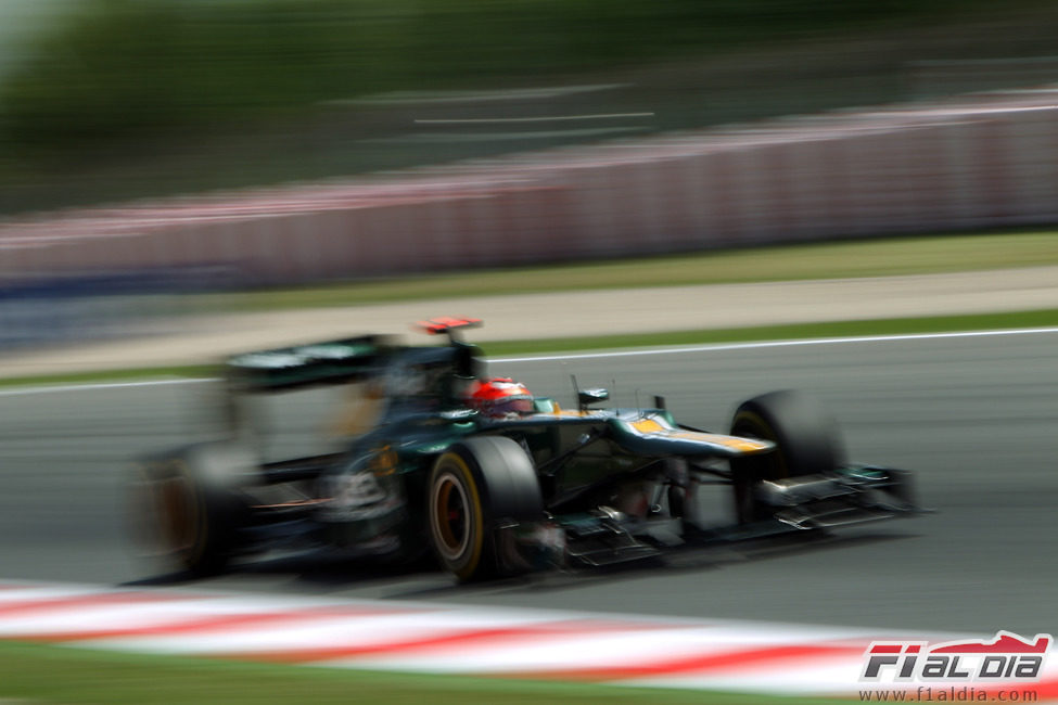 Heikki Kovalainen durante la Q1 del GP de España