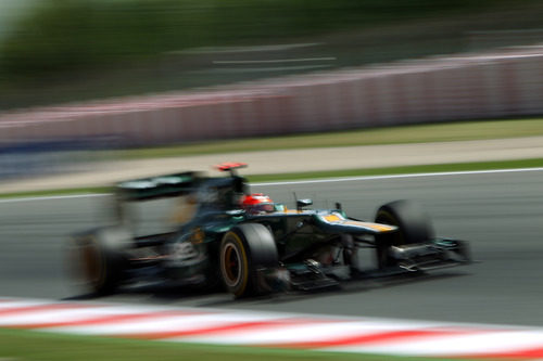 Heikki Kovalainen durante la Q1 del GP de España