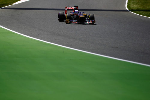 Daniel Ricciardo durante la jornada del domingo en España