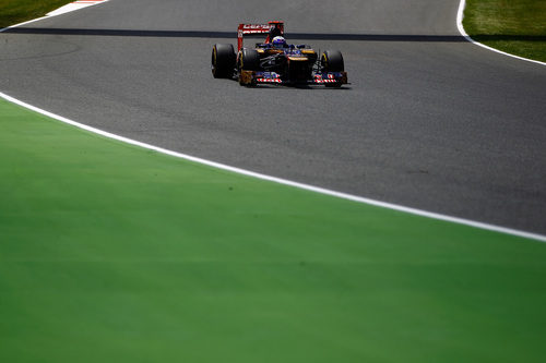 Daniel Ricciardo durante la jornada del domingo en España