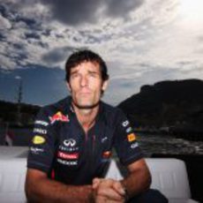 Mark Webber llega a Mónaco