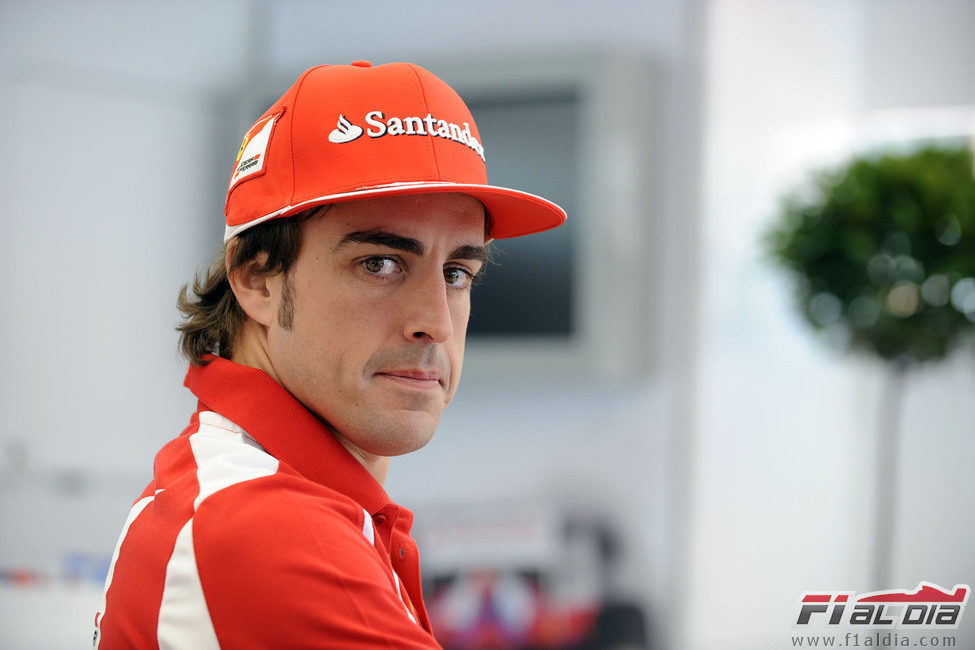 Fernando Alonso llega a Mónaco en 2012