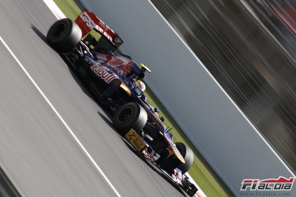 Jean-Eric Vergne en los libres 3 del GP de España 2012