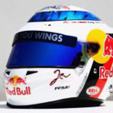 Casco especial de Jean-Eric Vergne para el GP de Mónaco 2012