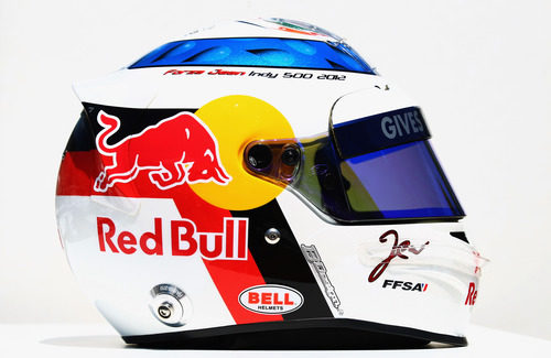 Casco especial de Jean-Eric Vergne para el GP de Mónaco 2012 (lateral)