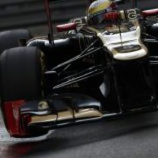 Romain Grosjean en los FP2 de Mónaco